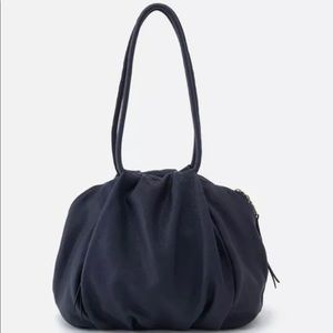 Hobo International Divine Navy Leather Purse w/ side pocket NWT